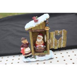 Very Cute Holiday Christmas Santa Claus Taking A Bath Figure Knickknack