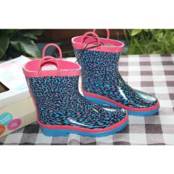 LILY AND DAN GIRLS RAIN BOOTS SIZE 2/3
