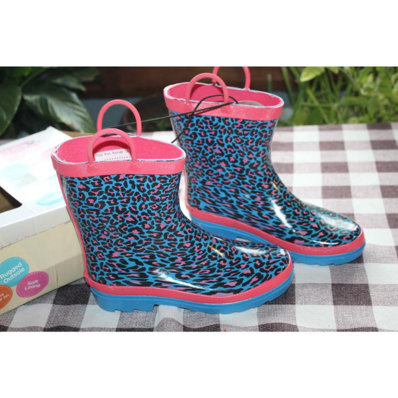 LILY AND DAN GIRLS RAIN BOOTS SIZE 2/3