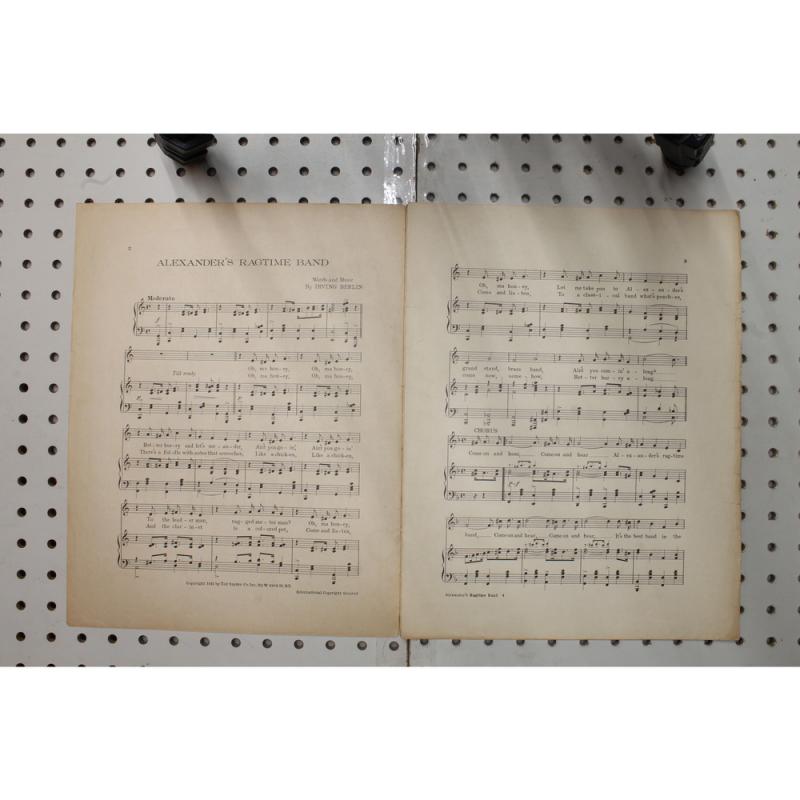 1911 - Alexander's Ragtime band - Sheet Music