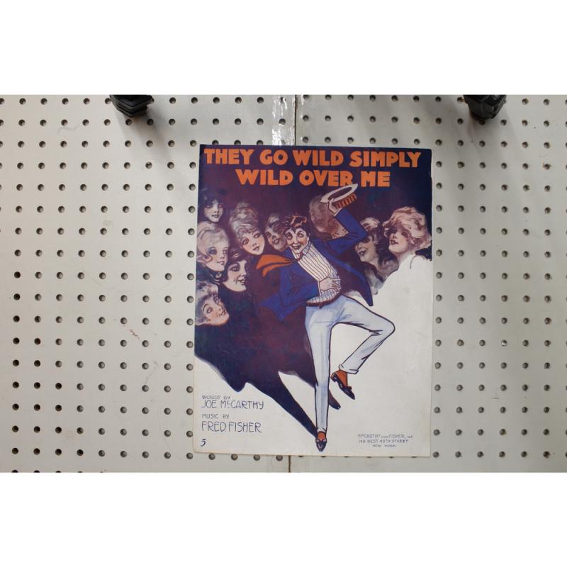 1917 - They go wild simply wild over me - Sheet Music