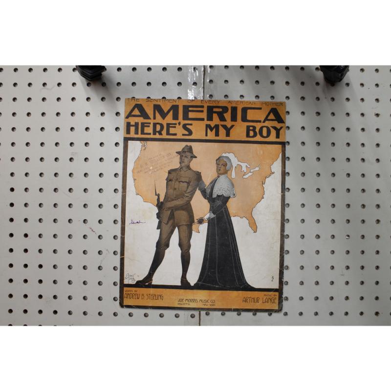 1917 - America here's my boy - Sheet Music