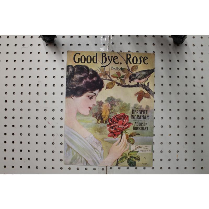 1910 - Goodbye Rose - Sheet Music