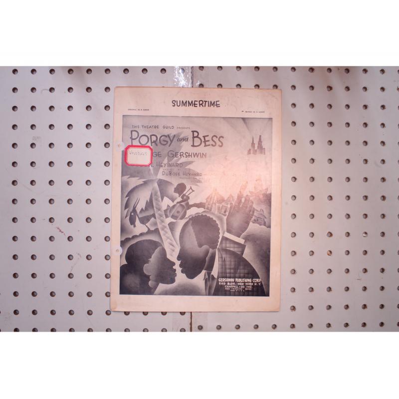 1935 - Porgy and Bess summertime Gershwin - Sheet Music