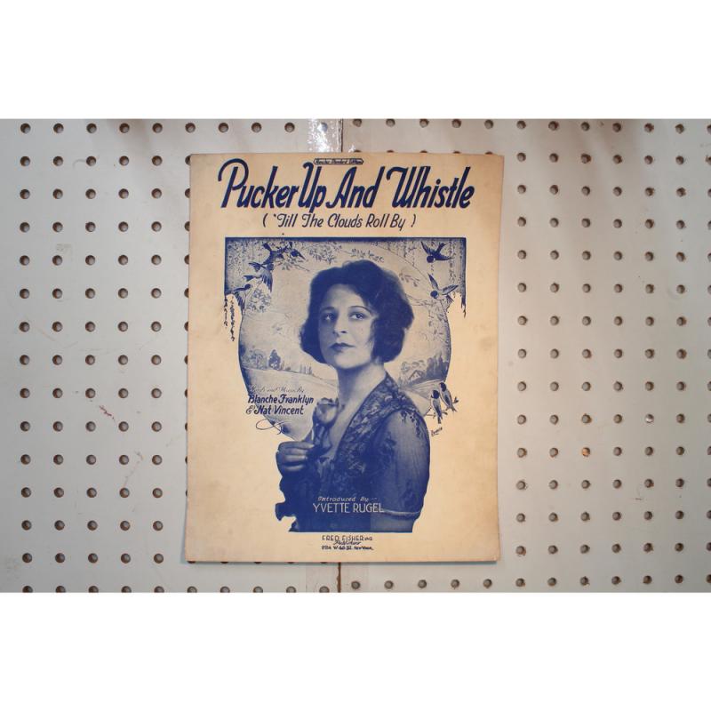 1921 - Pucker up and whistle - Sheet Music