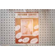 1947 - Autumn leaves - Sheet Music