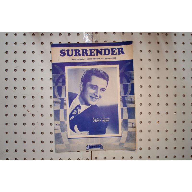 1946 - Surrender Perry Como - Sheet Music