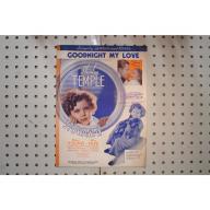 1936 - Good night my love Shirley Temple - Sheet Music