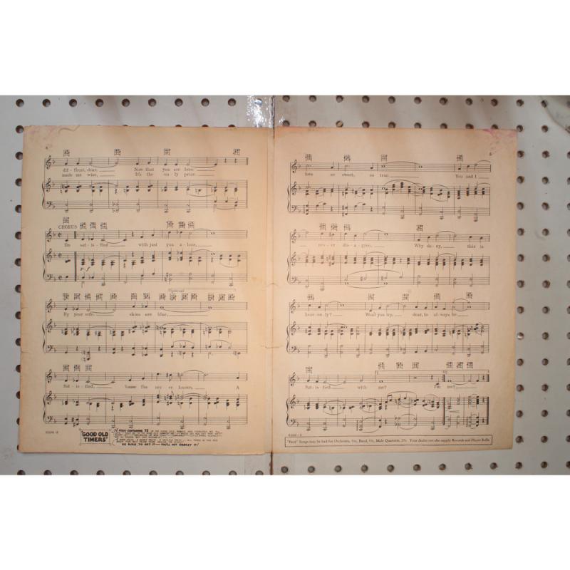 1929 - Satisfied Maj. Edward Bowes - Sheet Music