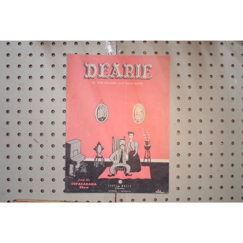1950 - Dearie from the Copacabana show - Sheet Music