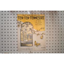 1923 - Ten Ten  Tennessee - Sheet Music