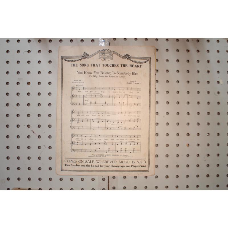 1923 - Ten Ten  Tennessee - Sheet Music