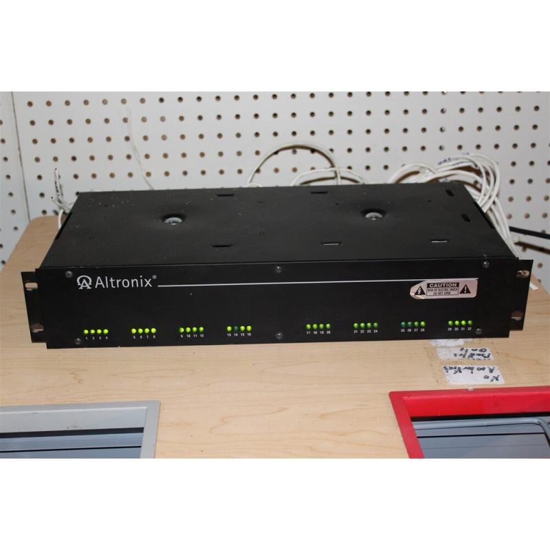 Altronix R2432600UL AC rack mount CCTV power supply 