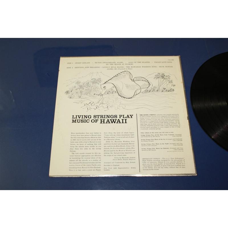 Living Strings Play Music Of Hawaii CAL-661 Vinyl LP, Album, Mono