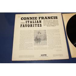Connie Francis Sings Italian Favorites E3791 Vinyl LP, Album, Mono