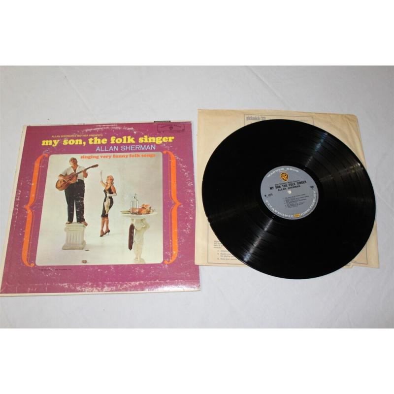 Allan Sherman My Son, The Folk Singer W 1475, 1475 Vinyl LP, Album, Mono