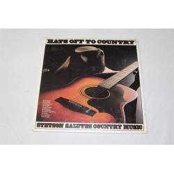 Various Hats Off To Country - Stetson Salutes Country Music P 15639 Vinyl LP, Co