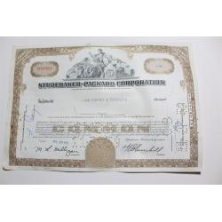 1959 Studebaker-Packard Corporation Stock Certificate 2 Shares Y0197023