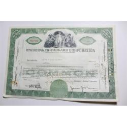 1959 Studebaker-Packard Corporation Stock Certificate 10 Shares Y027944