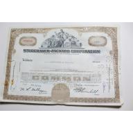 1959 Studebaker-Packard Corporation Stock Certificate 63 Shares Y0199132
