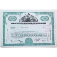 1958 Studebaker-Packard Corporation Stock Certificate - Y205196 - 100 Shares