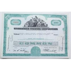 1958 Studebaker-Packard Corporation Stock Certificate - Y192572 - 100 Shares