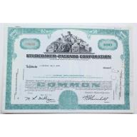 1958 Studebaker-Packard Corporation Stock Certificate - Y196050 - 100 Shares