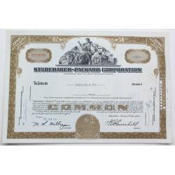 1958 Studebaker-Packard Corporation Stock Certificate - Y0158988 - 10 Shares