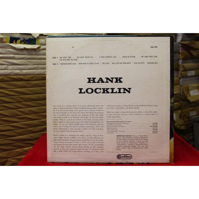 Hank Locklin Hank Locklin CAL-705 Vinyl 63-055