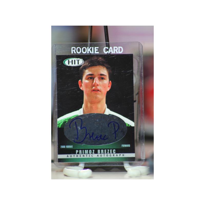 2000-01 Primoz Brezec Sage HIT Autographed #A49 Basketball Card