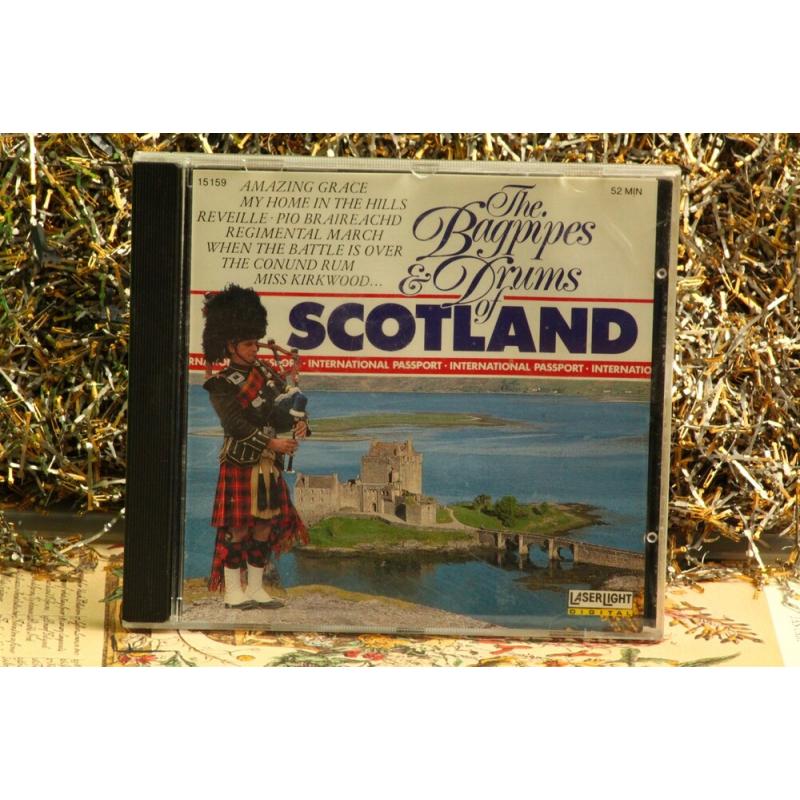 The Gordon Highlanders The Bagpipes & Drums Of Scotland #3650 CD Empty Case Only