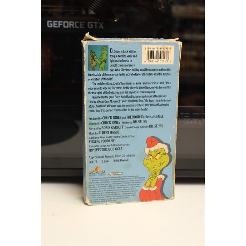 How The Grinch Stole Christmas! (1966, VHS) - Animation; Comedy 