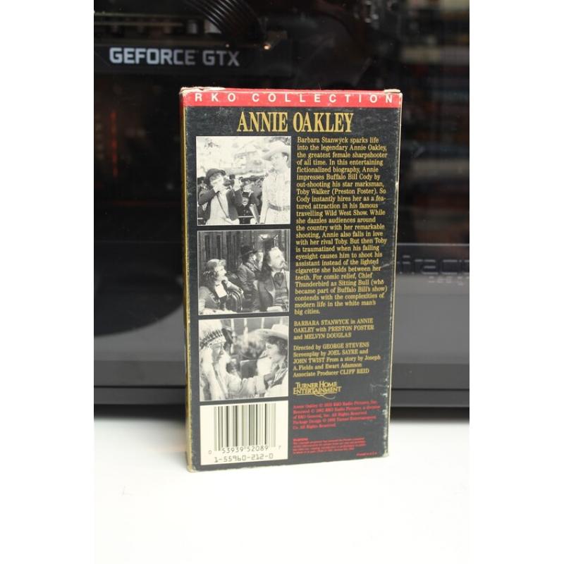 Annie Oakley (1935, VHS) - Drama; Western; Biography 