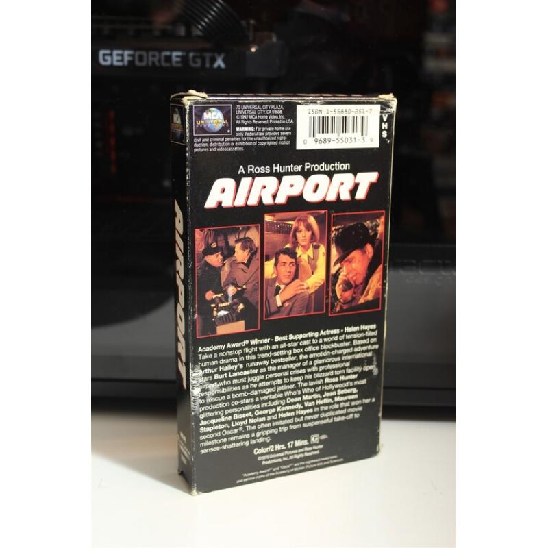 Airport VHS Drama; Thriller; Action 