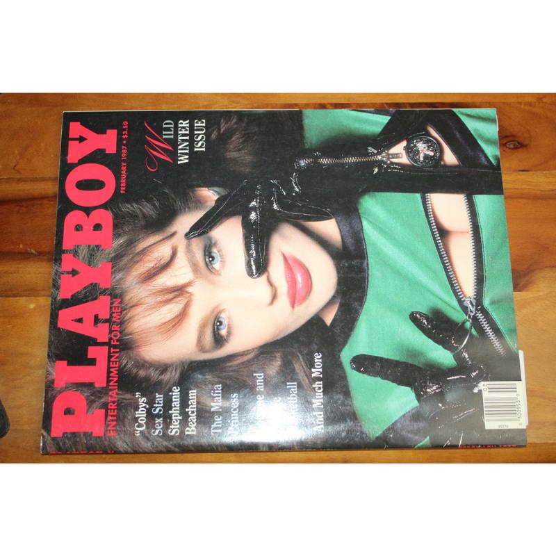 99366: 1987 Playboy Magazine February Feb 1987